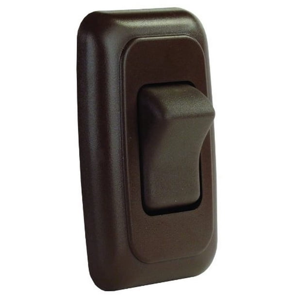 Conmutador JR Products 12135 SPST de encendido y apagado individual, 16 A, 125 a 250 V