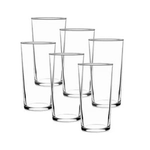 Set 6 Vasos Altos Montecarlo Tragos Bebidas Allegra 340Ml