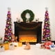 thumbnail image 4 of Árbol de Navidad N&T NIETING desplegable de 5 pies con luces y 30 bolas, 4 of 8