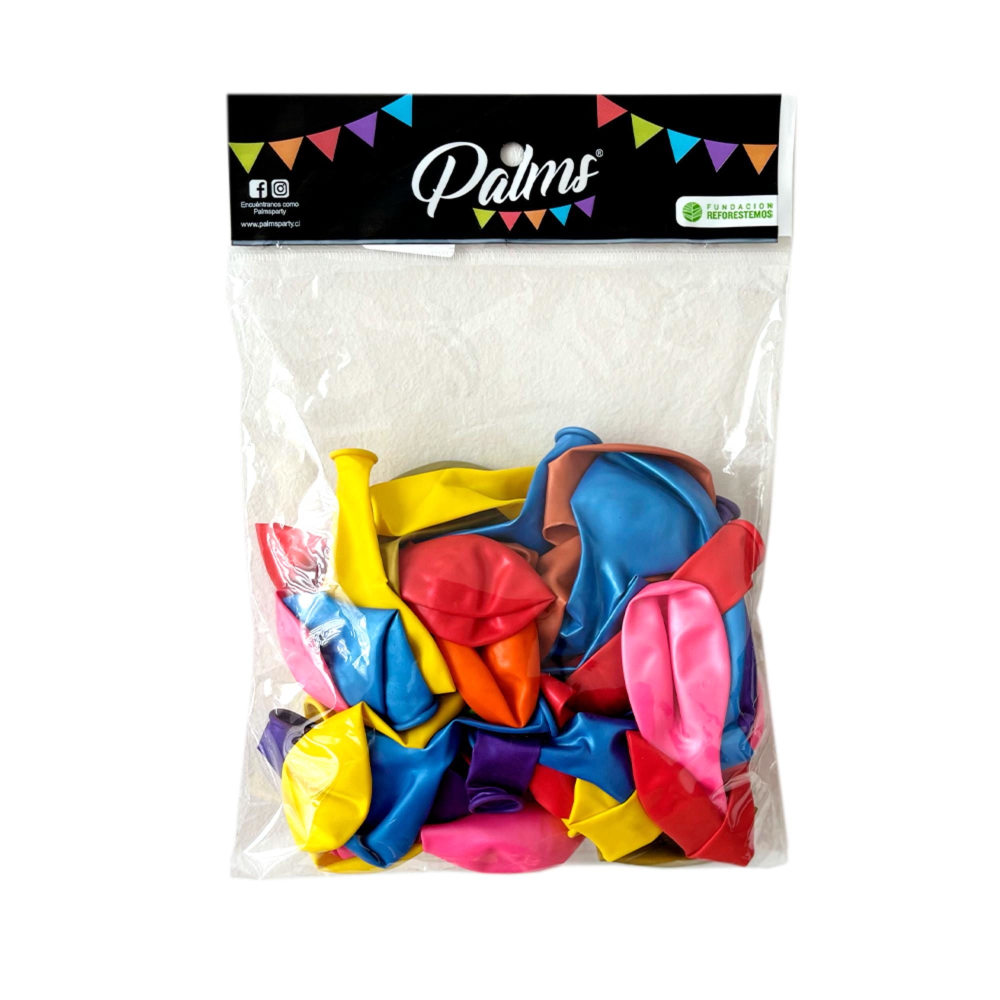 Globo Latex Colores Surtidos 50unidades Palms
