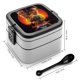 thumbnail image 2 of Karate Kid: Leyendas Fiambrera de Doble Capa, Contenedor de Almuerzo Portátil Apilable, Almacenamiento de Alimentos Hermético a Prueba de Fugas, 1000ml, 2 of 6
