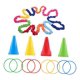 thumbnail image 1 of Juego Cooperativo de Lanzamiento de Aros con Cuerda Elástica, 1 of 3