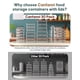 thumbnail image 4 of Contenedores de almacenamiento de alimentos Canfanni Set de 60 piezas herméticos sin BPA, 4 of 7