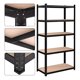 thumbnail image 1 of Estante Metalico Organizador 180x90x40 cm Negro 5 Niveles 2 en 1, 1 of 7