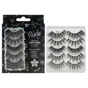 Rude Cosmetics - Pestañas Postizas Esenciales De Visón - Seduceme De Para Mujeres - Par De Pestañas