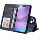 thumbnail image 5 of Funda Billetera para iPhone 17 Pro Max con Porta Tarjetas y Soporte Ajustable Azul, 5 of 5