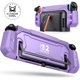 thumbnail image 1 of Funda para Nintendo Switch 2 NinABXY, morada, con agarre y compatible con la base, 1 of 8