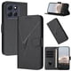 thumbnail image 1 of Funda Cartera Fibra de Carbono para Motorola MOTO G86 Power con Soporte y Cierre Magnético Negro, 1 of 6