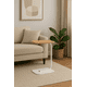thumbnail image 4 of Mesa Lateral Auxiliar Minimalista Wood Blanca, 4 of 7