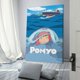 thumbnail image 3 of Ponyo Cuadro decorativo colgante - Arte de pared - Póster enmarcado - Decoración de pared - Regalos para familia, amigos y aficionados 20*30 cm, 3 of 6