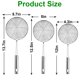 thumbnail image 3 of Set de coladores Swify Spider, de alambre de acero inoxidable, 3 of 6