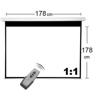 Evotech - Telon Electrico 178×178 Cm, Incluye Control Remoto