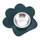 thumbnail image 3 of Tazón Para Perros Y Gatos Contenedor De Comida Gatito Tazón De Agua Plato De Comida Para Mascotas Estable Tazón Para Perros Verde, 3 of 5