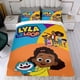 thumbnail image 4 of Lyla en el Loop Conjunto de sábanas temático, trío de piezas, cómodo y amigable con la piel, diseño único, regalo de decoración para el hogar para familiares, amigos y fans,140cm *210cm, 4 of 6