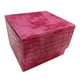 thumbnail image 2 of Caja Para Baraja De Cartas Coleccionables, Almacenamiento De Piel Sintética Para álbum De Cartas De Fútbol TCG, Color Rojo Rosa, 2 of 3