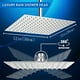thumbnail image 4 of 1pc Ultra-Thin Stainless Steel Rainfall Shower Head - Enhance Your Bathing Experience with a Soothing Spray, 4 of 5
