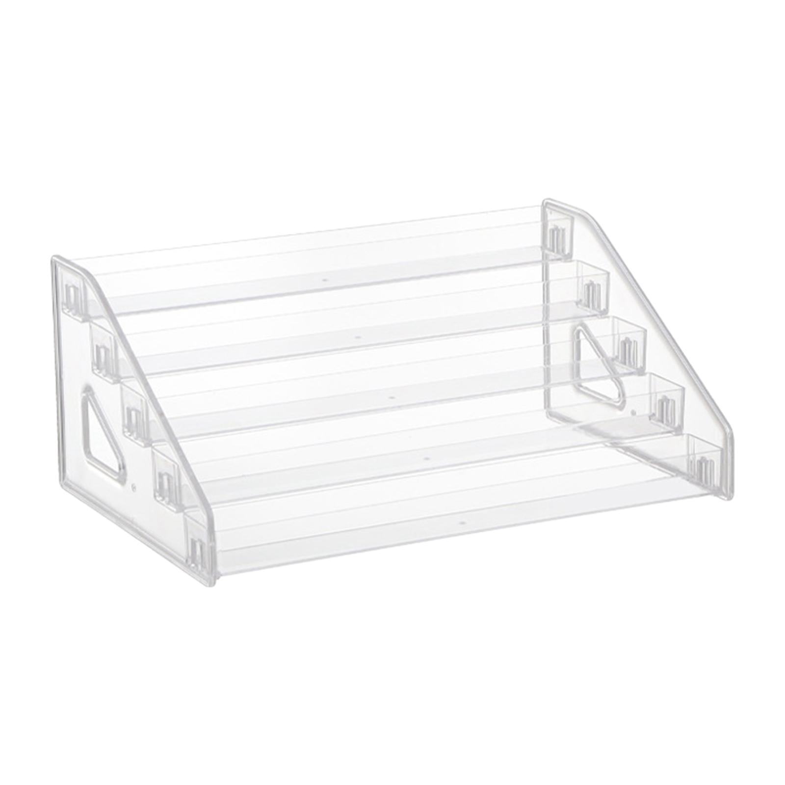 Magideal - Estante De Soporte Organizador De De Uñas Transparente, Soporte De Exhibición De Acrílico Para Aceites Esenciales De Pintura De De , 5 Niveles