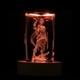 thumbnail image 1 of Figura de cristal 3D SUPIA Agent Sage con base LED RGBW, 1 of 8