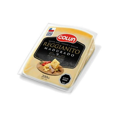 Queso Reggianito Madurado 9 Meses Trozo 200 G Colun