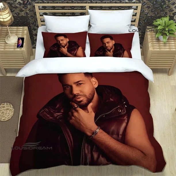 Latin singer Romeo Santos Bedding Sets exquisite bed supplies set duvet cover bed comforter set bedding set luxury birthday gift Bed Sheets