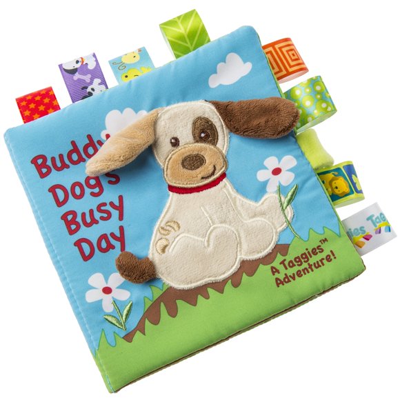 Libro de tela suave Mary Meyer Taggies Touch & Feel Buddy Dog