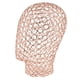 thumbnail image 3 of maniquí metal cabeza sombrero exhibición maniquí modelo estante pelucas titular oro rosa, 3 of 5
