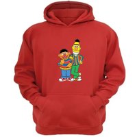 Genérico - Polerón Canguro Enrique Y Beto Rojo Talla L Unisex