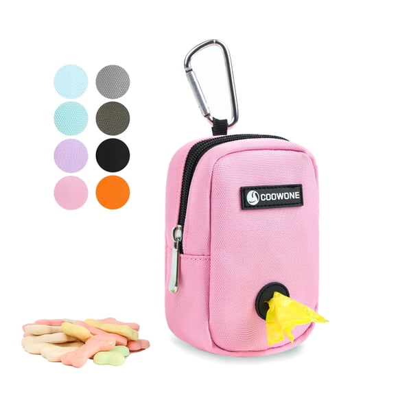 Bolsa de golosinas para perros con bolsa de malla interior COOWONE