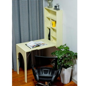 Velazio - Escritorio Plegable A Pared 80 Cm Compacto