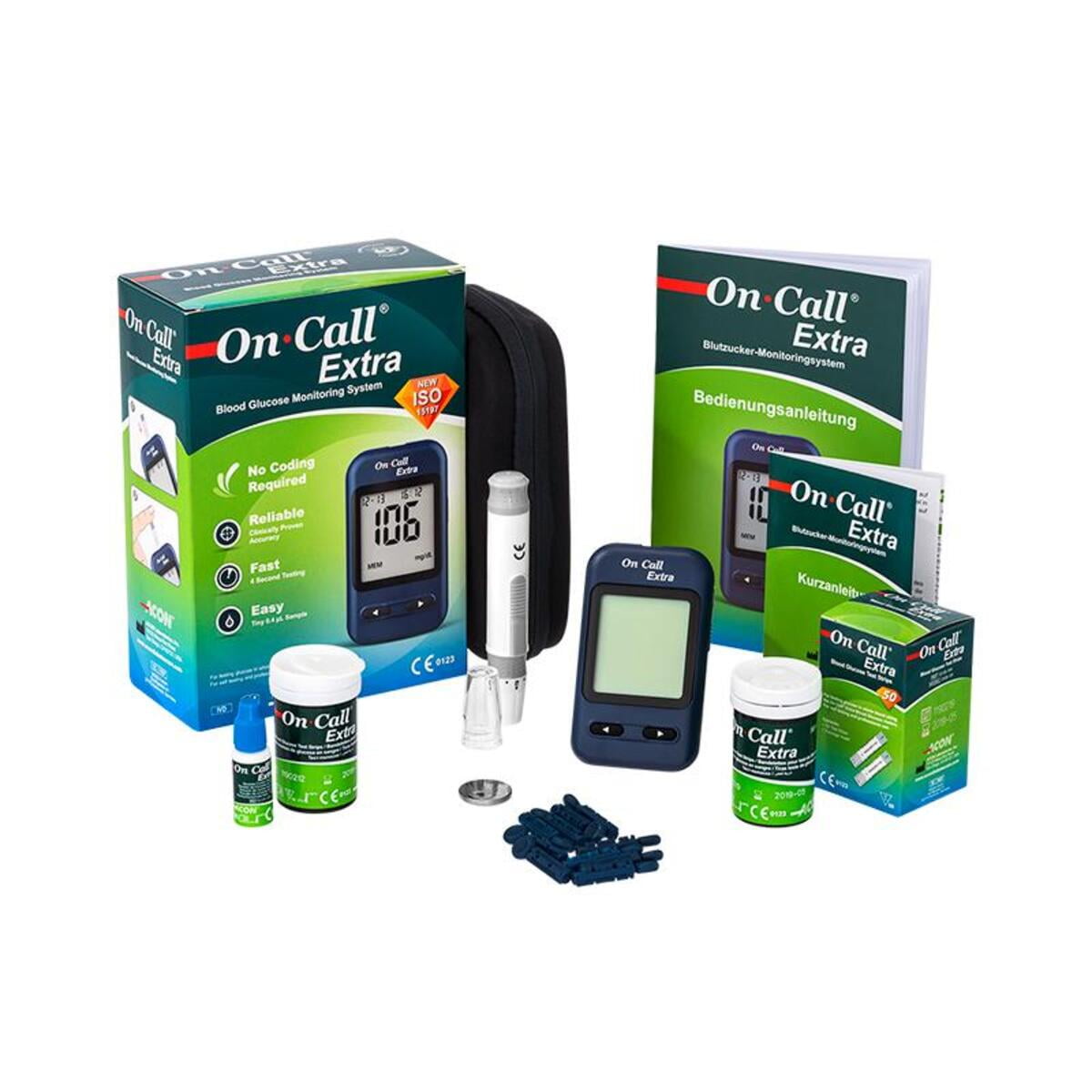 Glucometro On Call Extra + 50 Cintas