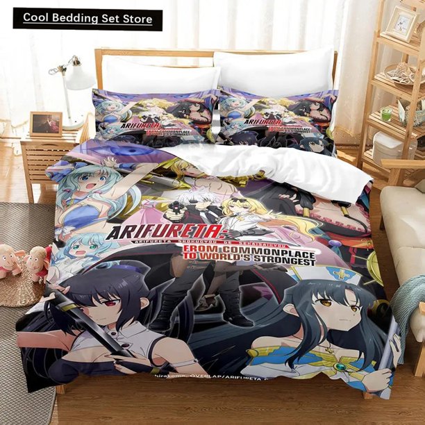 Anime Arifureta From Commonplace To World's Strongest Bedding Set Duvetcover Quilt Cover Pillowcase Comforter Size Bed Sheets