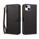 thumbnail image 3 of Funda con Billetera para [iPhone 13/iPhone 14] con Bolsillo Zipper y Tarjetero Negro, 3 of 6