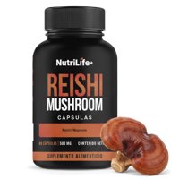 Emetres - Reishi Mushroom 500Mg 60 Capsulas Nutrilife+ Sistema Inmune
