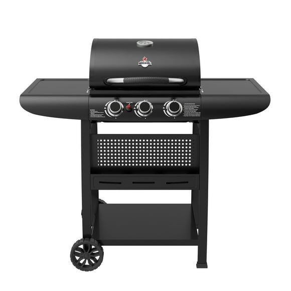 Parrilla A Gas 3 Quemadores Kansas Black