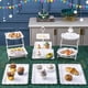 thumbnail image 2 of Stand para cupcakes Mwellewm de 10 piezas, 3 niveles, blanco, plástico, 2 of 3