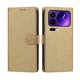 thumbnail image 2 of Funda Cartera de PU para Xiaomi 17 Pro con Tarjetas, Dorado, 2 of 6