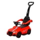 thumbnail image 1 of Auto Correpasillo Mango Direccional Luces Y Sonido Rojo, 1 of 6