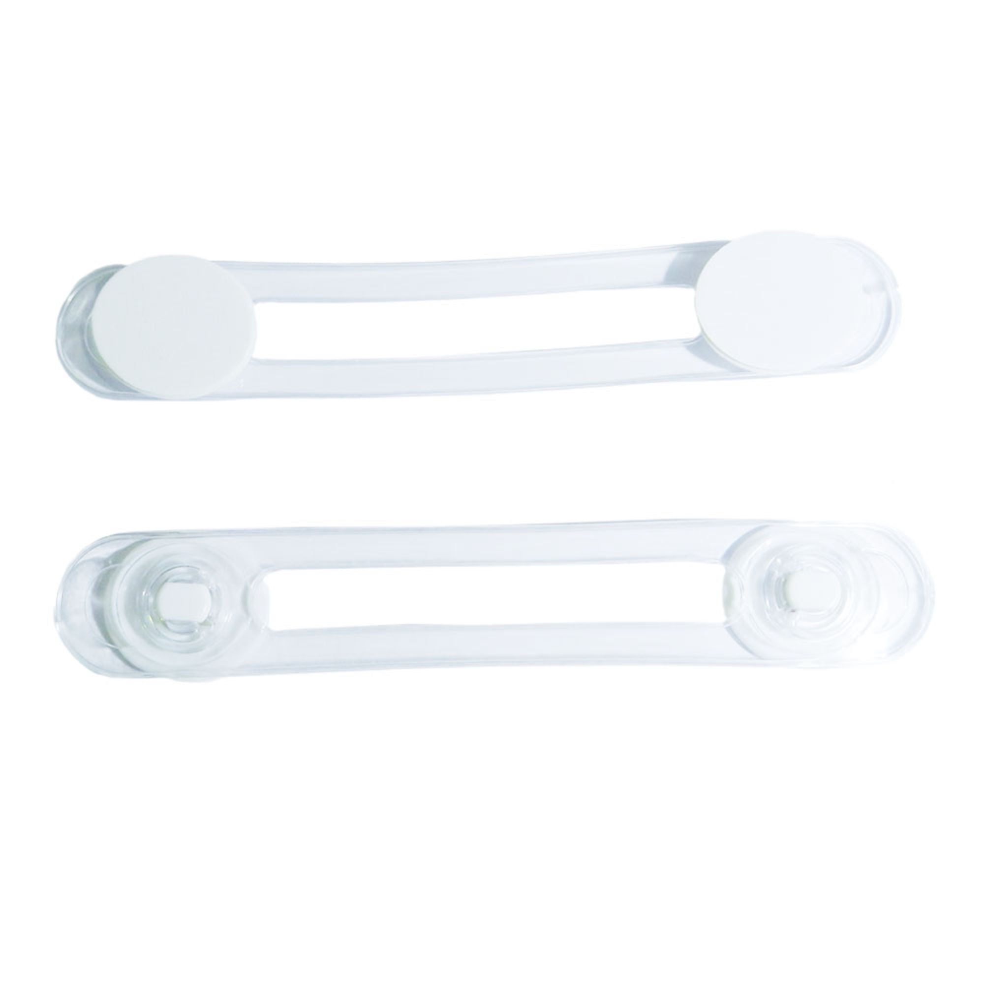 Baby Dulccitto - Seguros Adhesivo Para Muebles 2 Unidades Flexible 18Cm Transparente