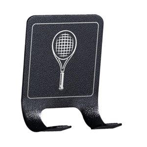 Magideal - Gancho Para Raqueta De Bádminton, Soporte De Pared Para Raqueta De Tenis, Ahorro De Espacio, Resistente, Fácil De Instalar, Para Gimnasios Domésticos.