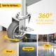 thumbnail image 5 of Caster Wheels Locking 7 62 Cm Juego De 4 Unidades Para Carro Color Gris, 5 of 9