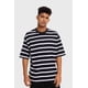 thumbnail image 1 of Polera Hombre Rayas Negro, 1 of 4