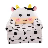 Bothyi - Sofá Plegable Para Niños Lindo Sillón Cómodo Para La Sala De Estar Dormitorio De Sala De Estar Blanco