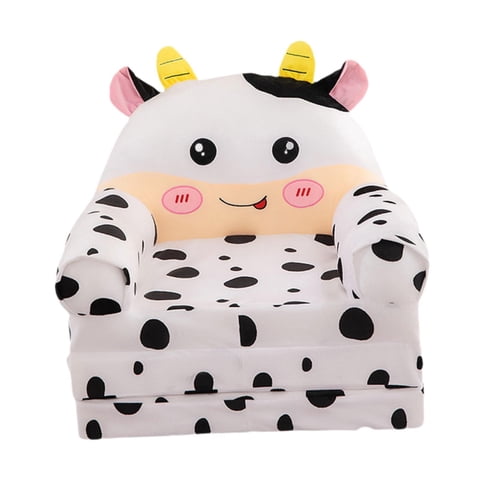 Bothyi - Sofá Plegable Para Niños Lindo Sillón Cómodo Para La Sala De Estar Dormitorio De Sala De Estar Blanco