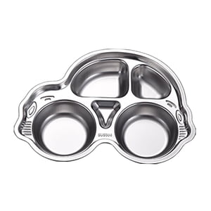 Bothyi - Platos De Cena Para Niños, Plato Compacto Para Servir Para Niños Y Niñas, Coche Para Acampar Al Aire Libre