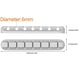 thumbnail image 3 of Clips para cables, organizador de cables, soporte autoadhesivo para cables USB, de alimentación y de oficina. Organizador de cables., 3 of 8