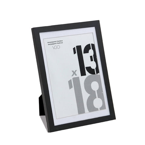 Vgo - Marco Plast. Con Paspartu 18X24 / Sin Paspartu 20X30 Negro