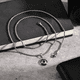thumbnail image 5 of Collar Acero Tourbillon Con Amuleto Ojo Turco 50 cm, 5 of 7
