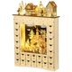 thumbnail image 1 of Calendario navideño de Adviento HOMCOM iluminado con 24 cajones, 1 of 9