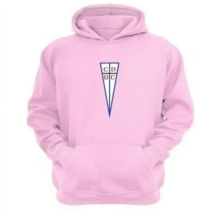 Genérico - Polerón Canguro U Católica Rosa Talla S Unisex