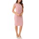 thumbnail image 4 of INSPIRE CHIC Vestido de Tubo para Mujer Regreso a Clases Atuendo de Maestra Vestido Profesional de Oficina sin Mangas Rosa L, 4 of 6
